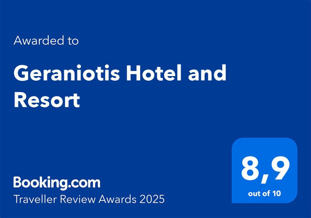 Geraniotis Hotel And Resort Platanés Extérieur photo